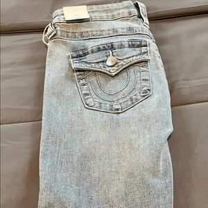 True Religion Women's Light Blue Boot Cut Jeans